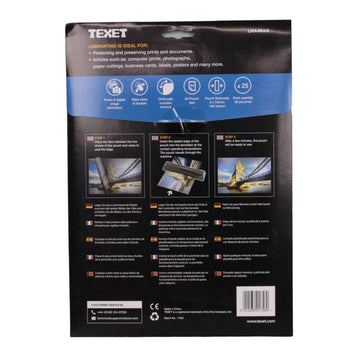 A4 150 Micron Pouches Sheet Laminator Sleeve Pack of 25
