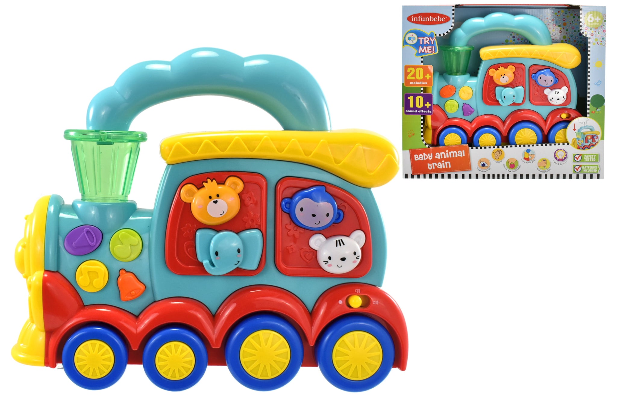 Baby Animal Train Zoo Toy Educational Kids Activity Gift