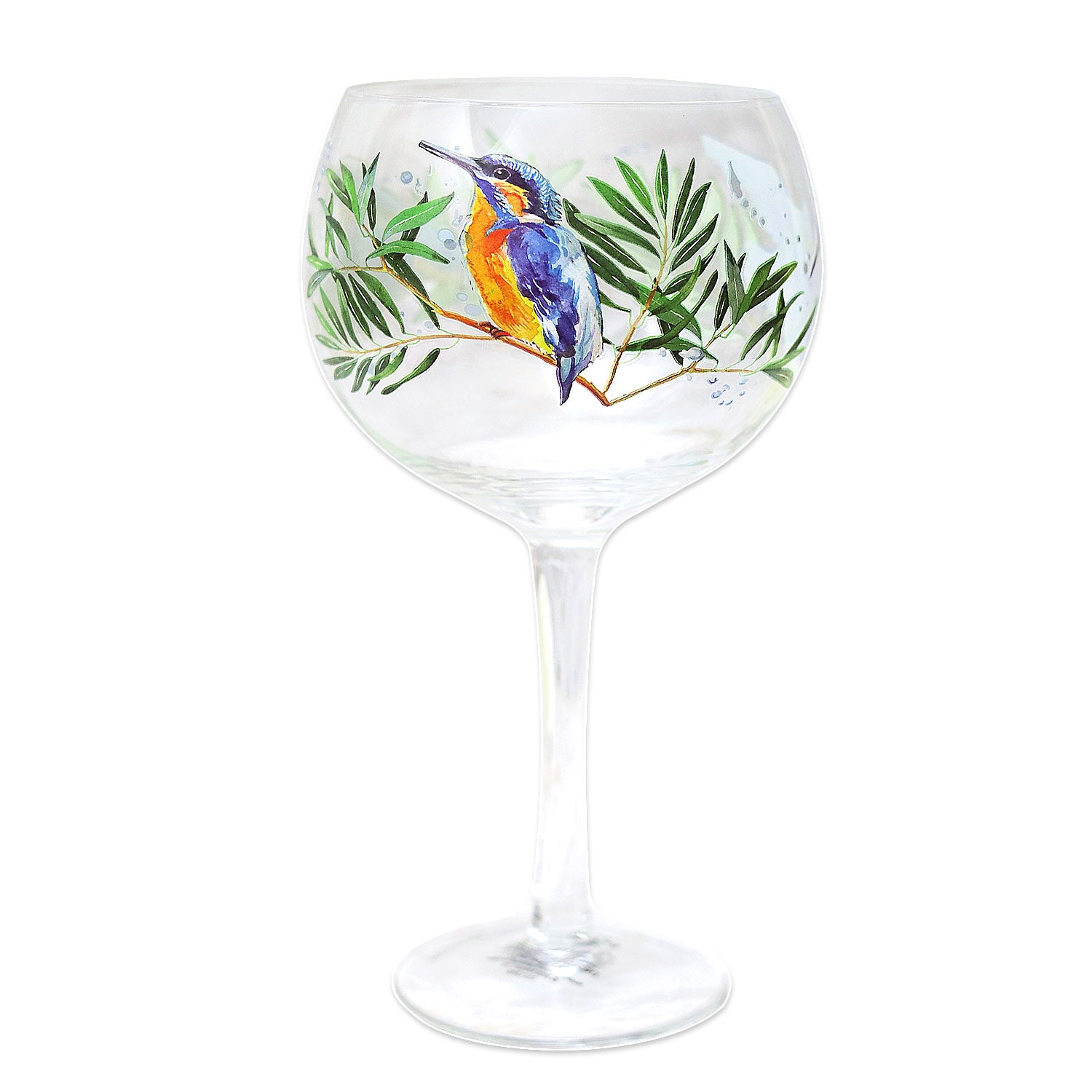 Kingfisher Bird Cocktail Gin Glass