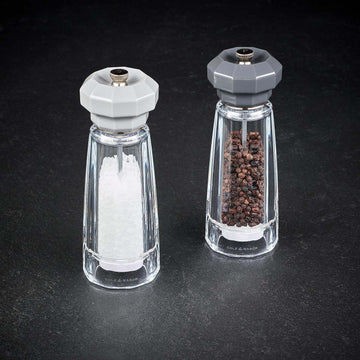 Cole & Mason 2pc 17cm Acrylic Salt & Pepper Mills Set