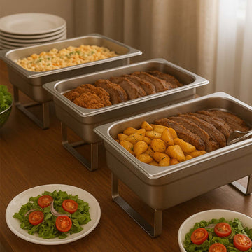 1/3 x 10cm Stainless Steel Gastronorm Pan