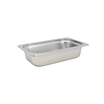 1/4 x 6.5cm Stainless Steel Gastronorm Pan