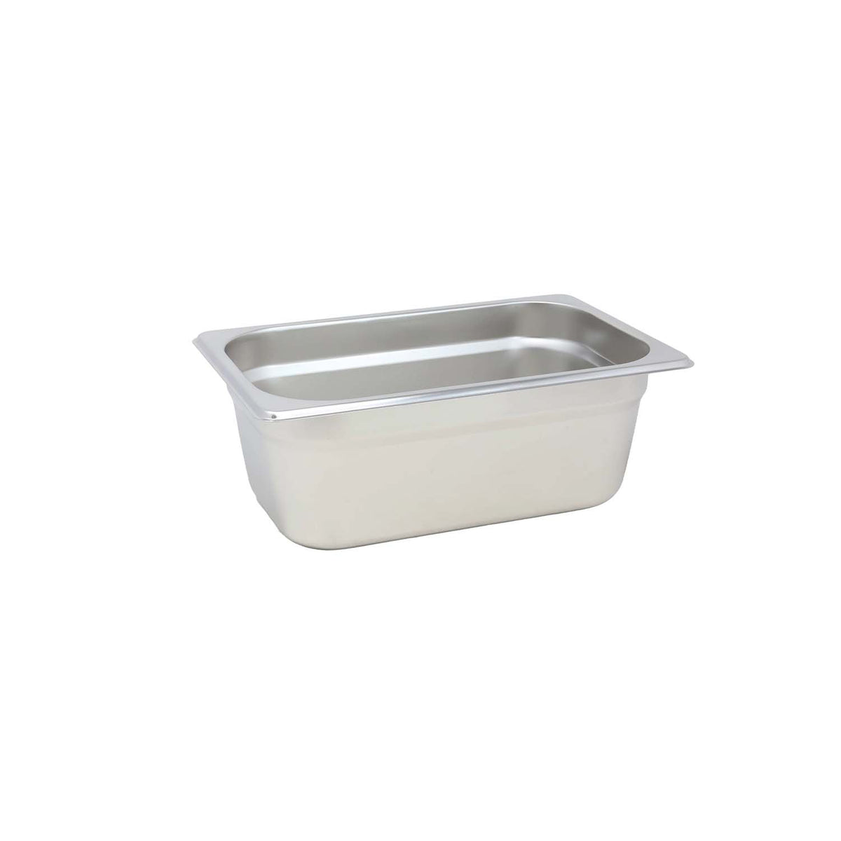 1/4 x 10cm Stainless Steel Gastronorm Pan