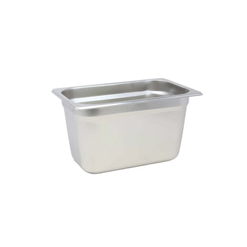 1/4 x 15cm Stainless Steel Gastronorm Pan