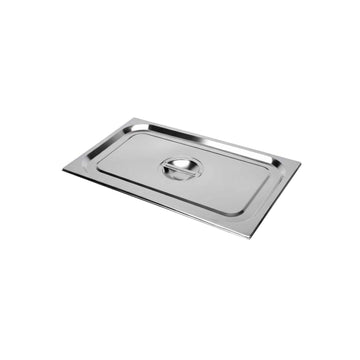 Stainless Steel Handled Lid For Gastronorm 1/4 Pans