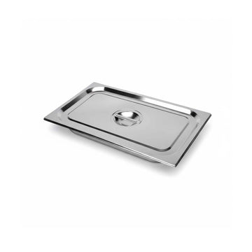 Stainless Steel Handled Lid For Gastronorm 1/4 Pans