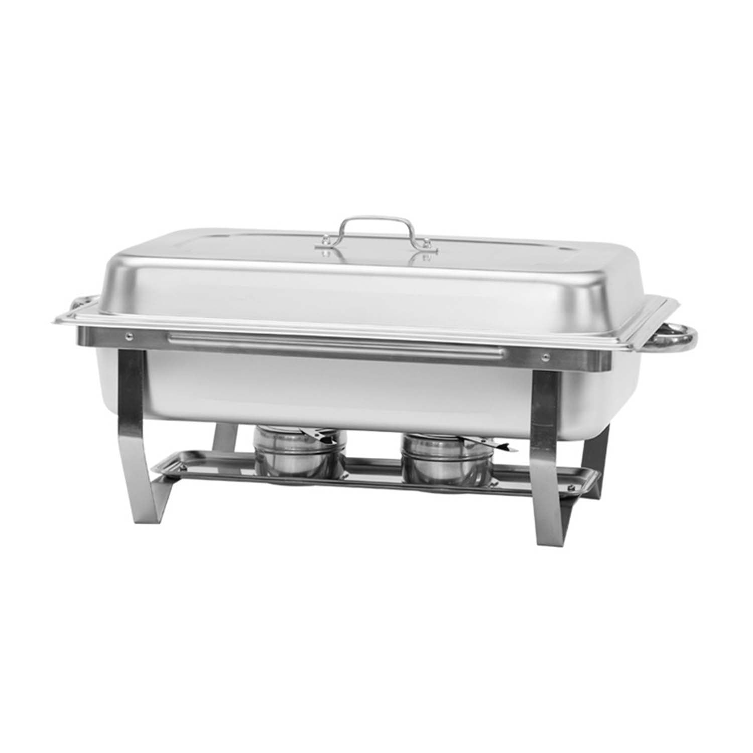 Stainless Steel Foldable Chafing Dish Set with 1/1 GN Food Pan & Lid