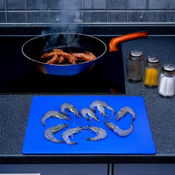 PE Plastic Blue Professional Chopping Board  for Raw Fish