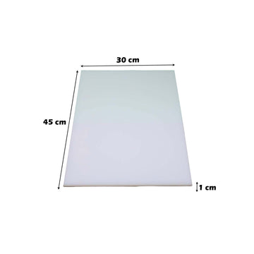PE Plastic White Professional Chopping Board for Dairy Products