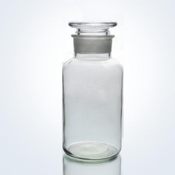 2Pcs 500ml & 1000ml Clear Glass Apothecary Bottles Set