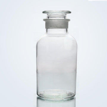 2Pcs 1000ml & 2500ml Clear Glass Apothecary Bottles Set