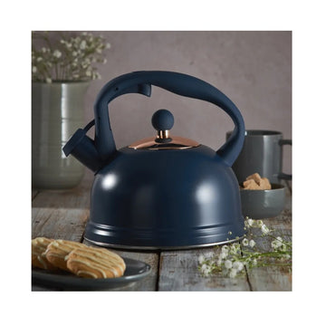Typhoon 1.8L Navy Blue Whistling Kettle