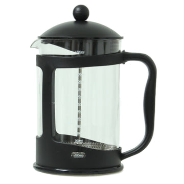 Apollo Black Coffee Plunger 12 Cup 1500ml French Filter Press