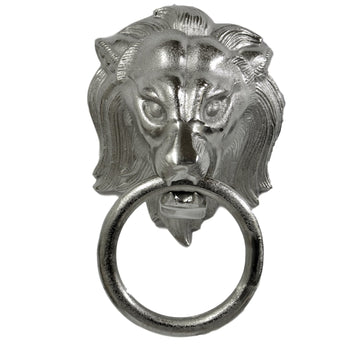 Aluminium Antique Lion Wall Art Hanging Door Knocker