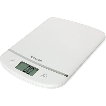 Salter 5kg Capacity White Aquatronic Digital Kitchen Scale