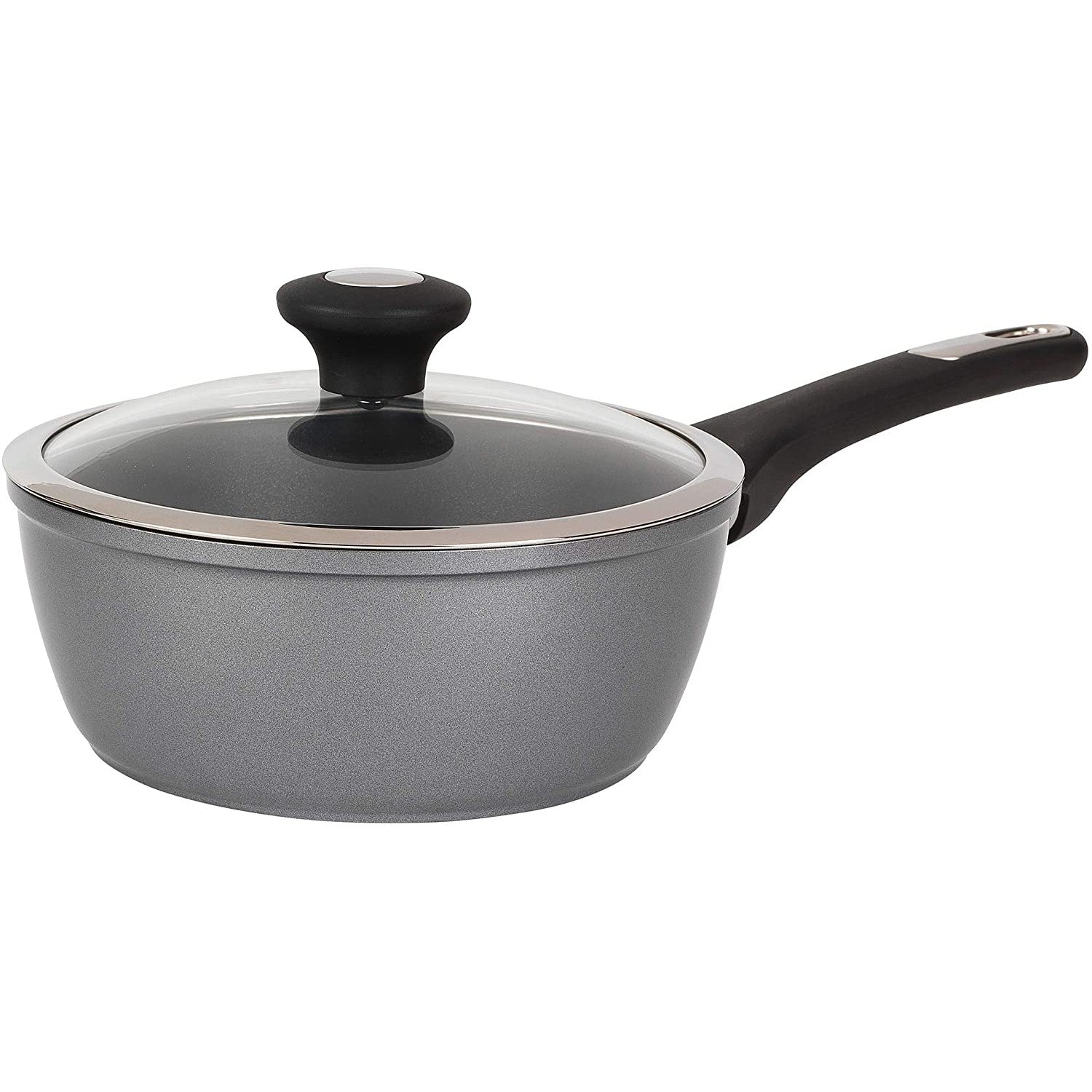 Thomas Titanium Cookware 20cm 2.1L Saucepan with Glass Lid