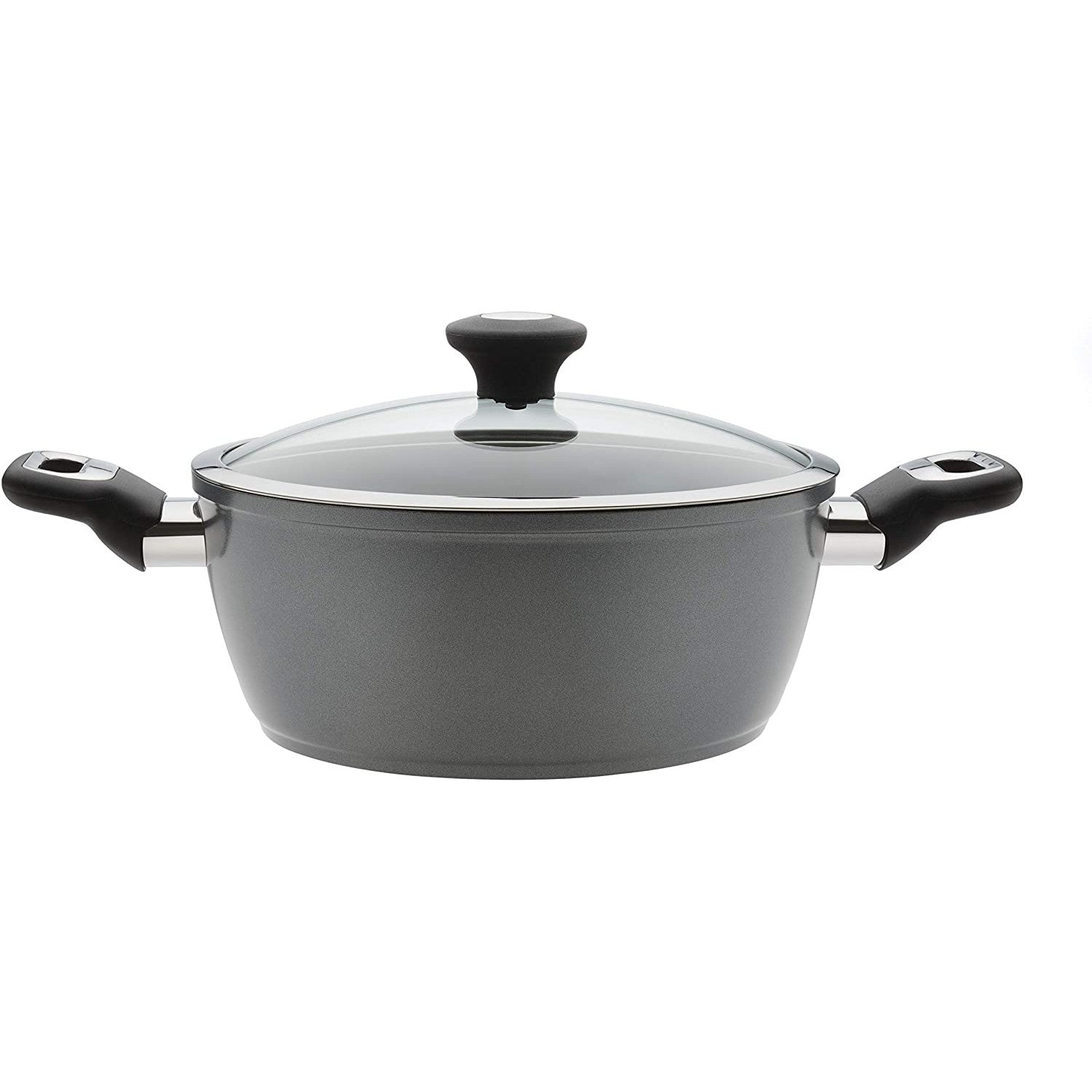 Thomas Titanium Cookware 24cm 3.8L Casserole with Glass Lid