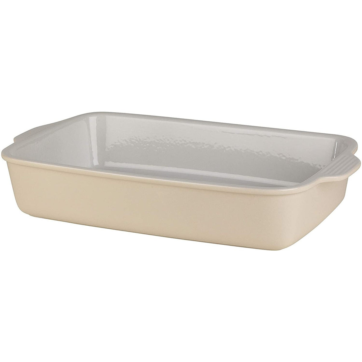 Berndes Stoneware 39cm Cream Rectangular Roaster