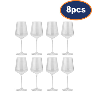 8pcs 310ml Large Livellara White Wine Glasses