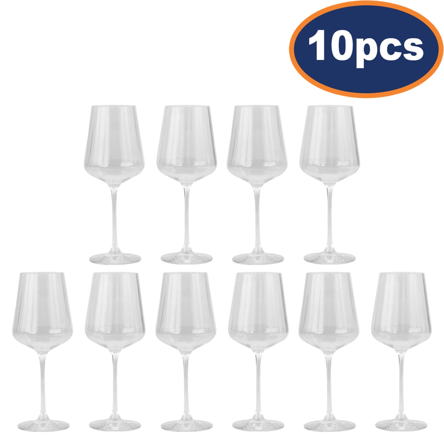 10pcs 310ml Large Livellara White Wine Glasses