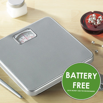 Salter Silver Mechanical Bathroom Weighing Scale