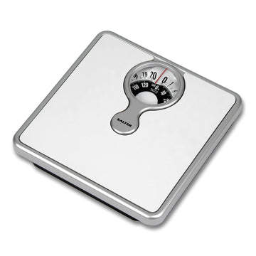 Salter White Mechanical Bathroom Weighing Scale