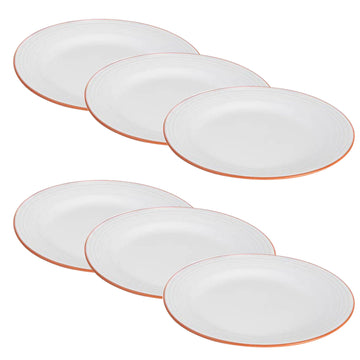 Set Of 6 Jamie Oliver Terracotta Plates 28cm