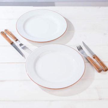 Set Of 6 Jamie Oliver Terracotta Plates 28cm