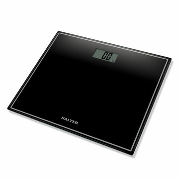 Salter Black Glass Electronic Bathroom Weighing Scale