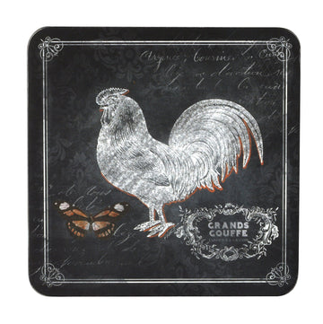 4 X Country Luxury Chalkboard Square Placemats 5mm