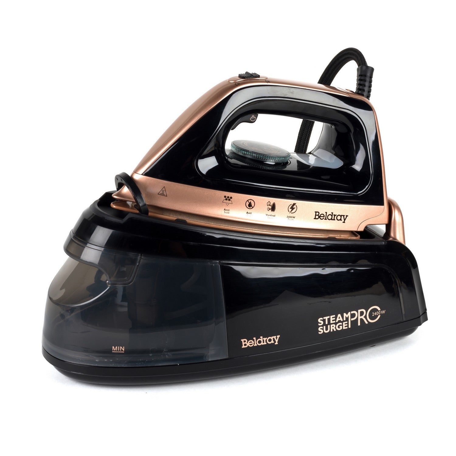 Beldray Steam Surge Pro 2400W Rose Gold 1.2 Litre  Steam Iron