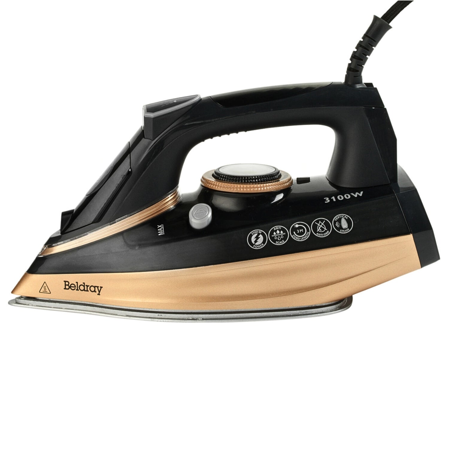 Beldray 300ml Tank Ultra Ceramic Dual Soleplate Steam Iron