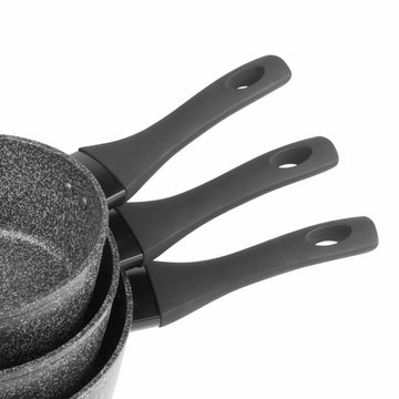 Salter 3pc 16/18/20cm Silver Non Stick Forge Aluminium