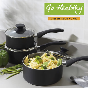 3 Piece Progress Marble Saucepan Set