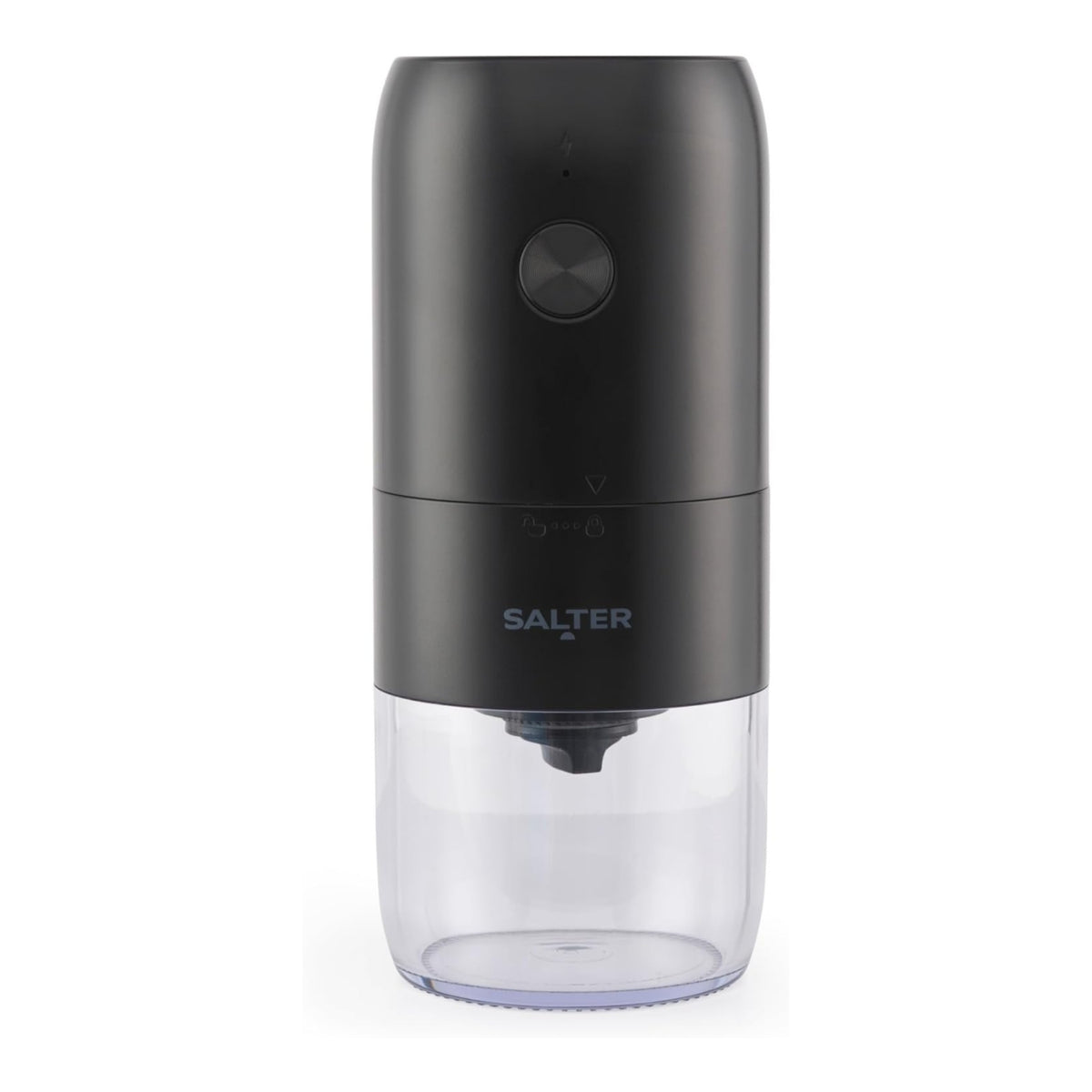 Salter Cordless Coffee Grinder USB Rechargeable Electric Ceramic Burr Black