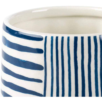 Portobello Zambezi Blue White Tank Mug