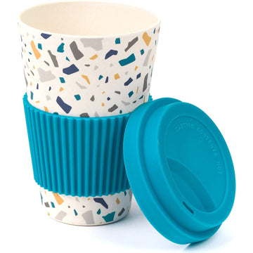 Cambridge 470ml Teal Terrazzo Reusable Sippy Mug