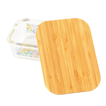 Cambridge Kaia Glass Lunch Box with Bamboo Lid
