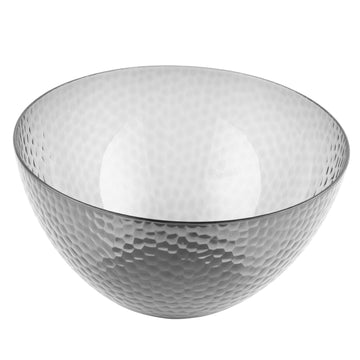 Cambridge Grey Fete Diamond Design Reusable Plastic Salad Bowl