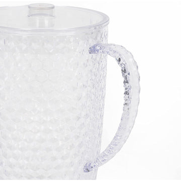 2L Large Clear Jug Picnic Re-Usable Plastic Carafe