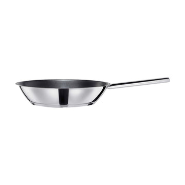 Vivo 28cm Polished Silver Non-Stick Coated Steel Frying Pan