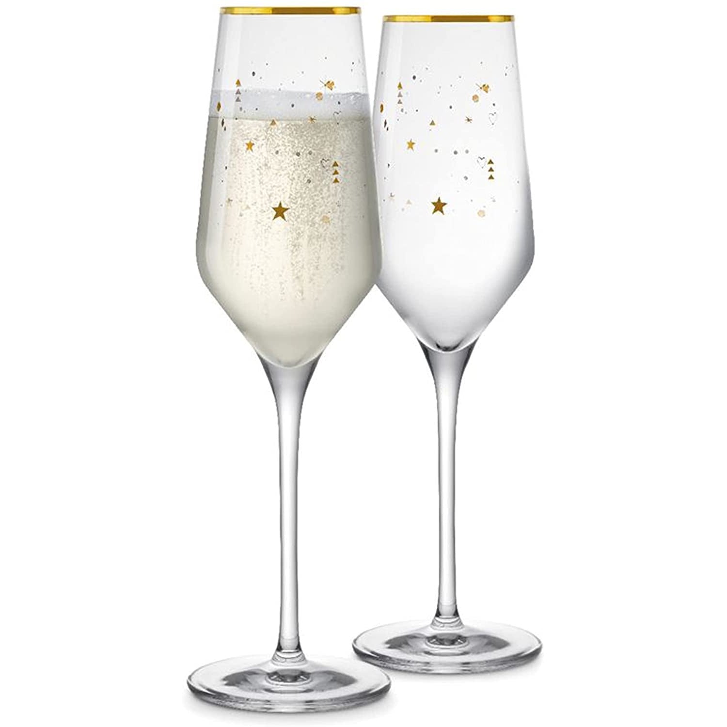 Villeroy & Boch Set of 2 250ml Crystalline Champagne Glasses