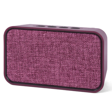 Wireless Retro Bluetooth Rechargeable Purple 6W Fabric Speaker