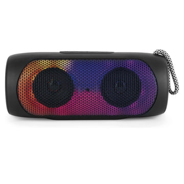 Bluetooth LED Speaker 10W Wireless Maxim Portable Party Speaker USB‑C Black