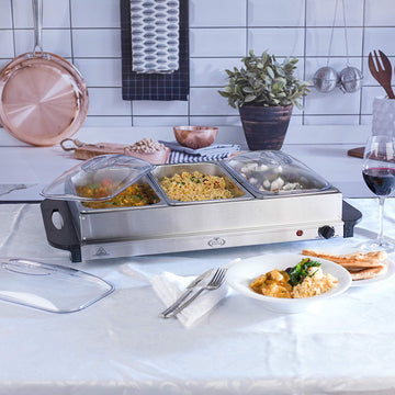 Giles And Posner 3 Pans Buffet Server Food Warmer