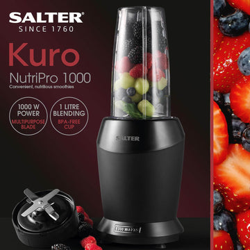 Salter 1000W Black Multipurpose NutriPro Blender