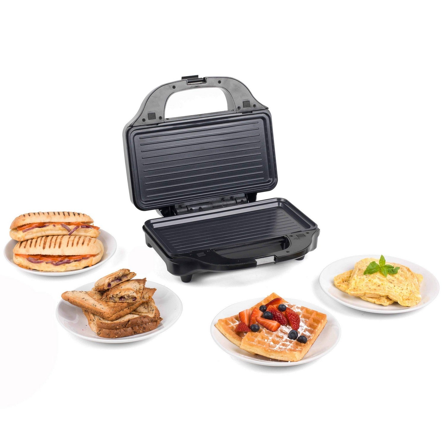 4 in 1 Multifunction Panini Toastie Waffle Omelette Press Maker