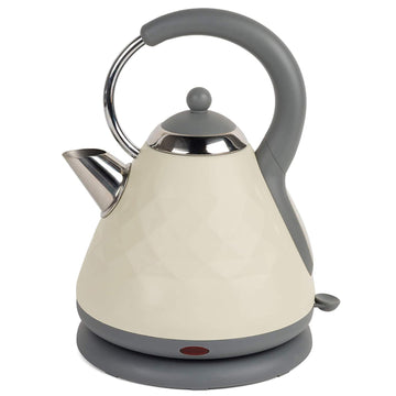 Salter Cream 3000W Diamond Pyramid Kettle 1.8Litres