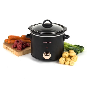 Rose Gold Slow Cooker Three Heat Settings