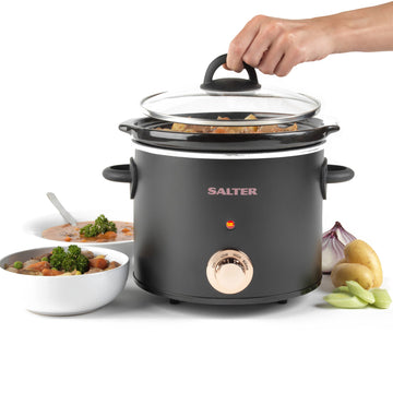Rose Gold Slow Cooker Three Heat Settings